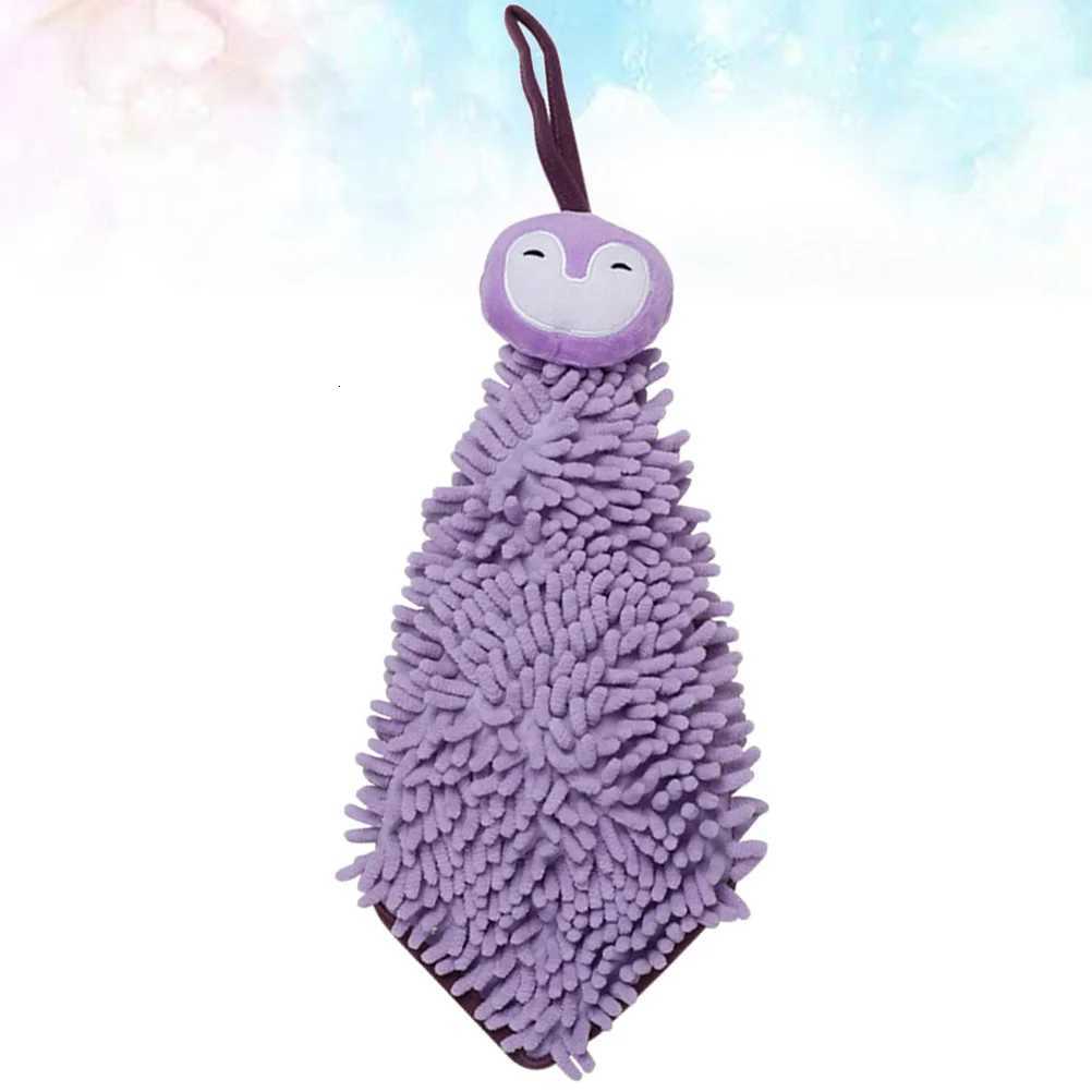 1pc Hanging Square Microfiber Cute Pet Design Hand For Bathroom Kitchen Kids Soft Absorbent Hanging Towel Dry Towel C251210