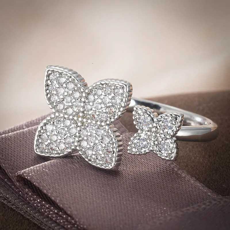 2025 New Gold Sier Color Adjustable wer Rings for Wen Sparkling Wedding Engagement Designer Ring Fashion Jewelry Gifts Y251210