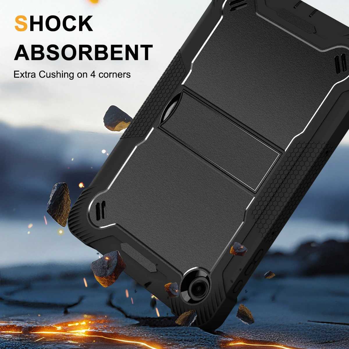 Heavy Duty Protective Case for T-Mobile Revvl Tab 2 101 inch 2025 Tablet Stand Cover for Revvl Tab2 5G 101 Built-in Kickstand H251210