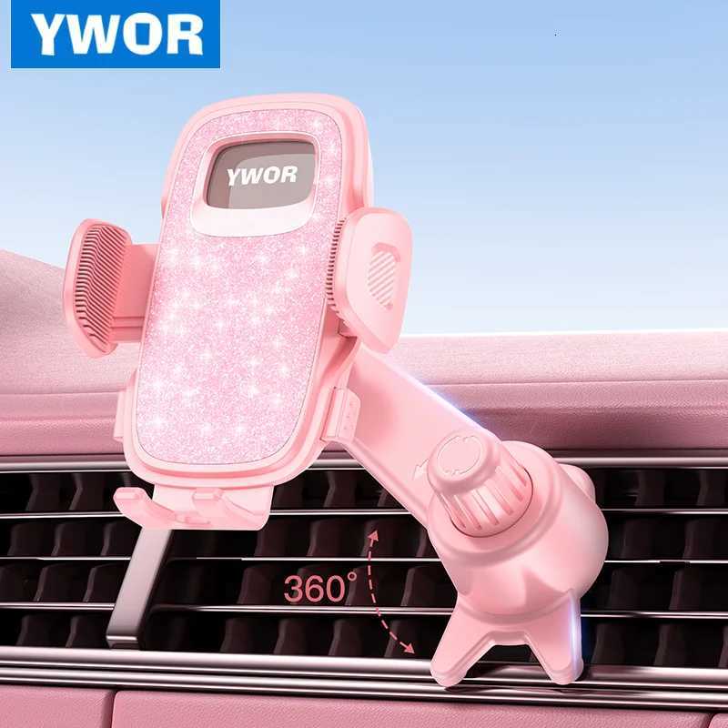 YWOR Car Vent Phone Mount Nr Blocking Vent Enjoy The Cfort of The A/C Hands- Universal Extension Clip Air Phon C251210