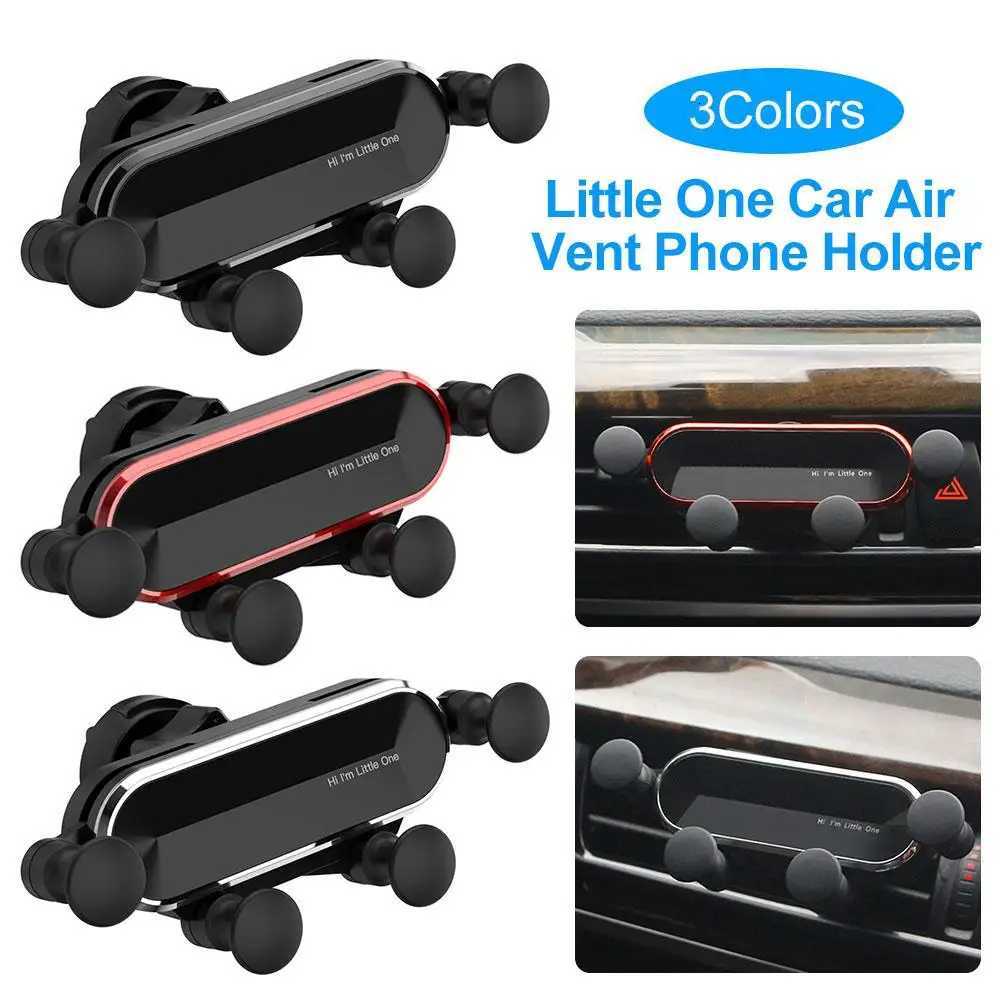 Little One Gravity Car Holder For Phone In Car Air Vent Clip Mount No Magnetic Mobile Phone Holder GPS Stand For IPhone XS MAX C251210