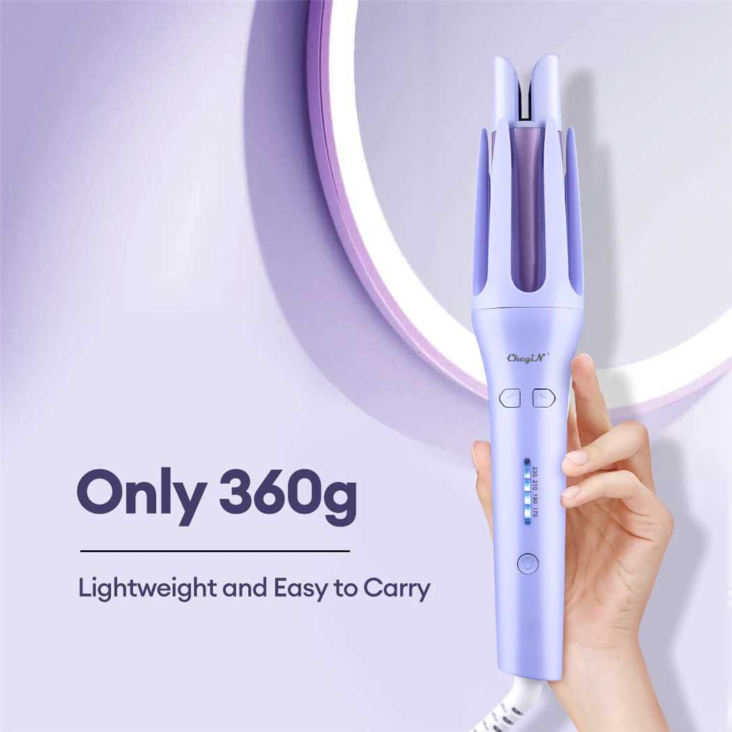 CkeyiN Automatic Hair Curler 32MM Auto Rotating Ceramic Hair Roller Professional Curling Iron Curling Wand Hair WaverT251210