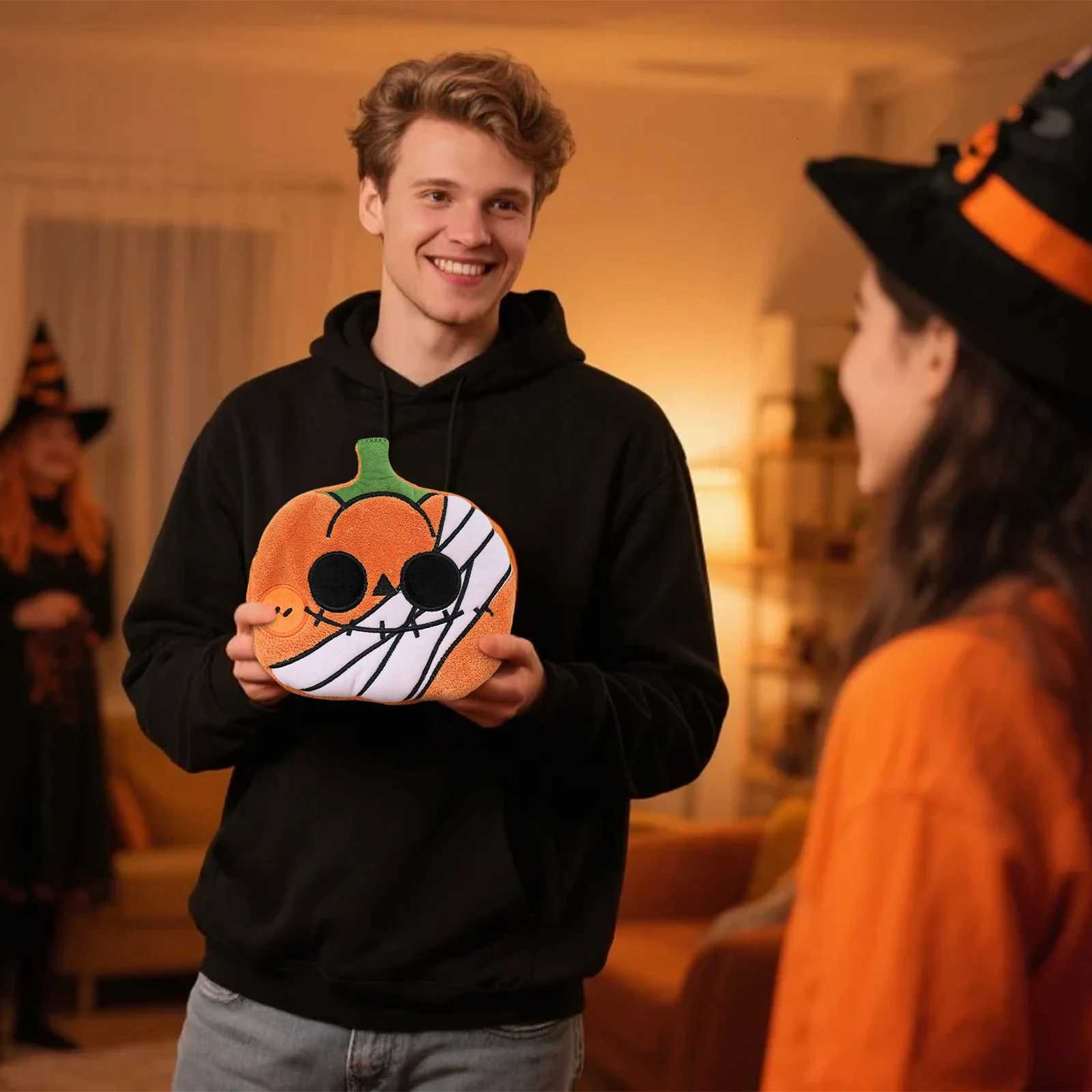 Cute Pumpkin Shaped Handkerchief Suitable For Halloween And Autumn Decoration Strong Water Absorption Quick Drying Towel C251210