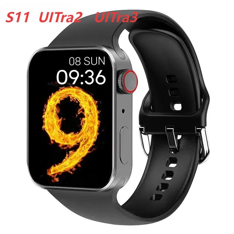 2025 Smart Watch S11 S10 Ultra 3 49mm 46mm 2.1 inch Watch Bluetooth Call Bracelet Wristband Wireless Charging Fiess Tracker Sport Smartwatch Watches