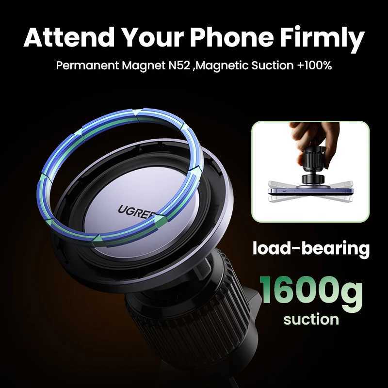 UGREEN Magnetic Car Phone Holder Air Vent Car Phone Stand For iPhone 15 14 13 Prax Strong Magnet Holder C251210