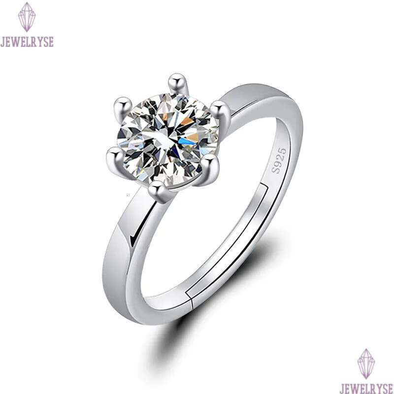 Luxury classic love designer ring for women ins fashion shine crystal diamond silver geometry elegant star rings wedding party jewelry size ajustable