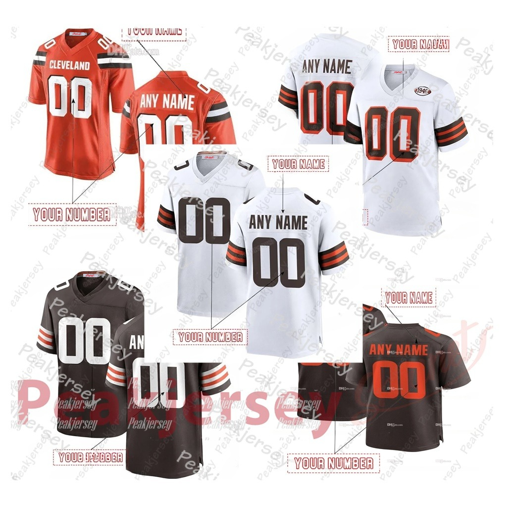 Buyer's Pick 12 Shedeur Sanders 95 Myles Garrett Jersey 4 Deshaun Watson Brown 3 Jerry Jeudy Jeremiah Owusu Ford Amari Cooper Elijah Moore David Njoku Denzel Ward