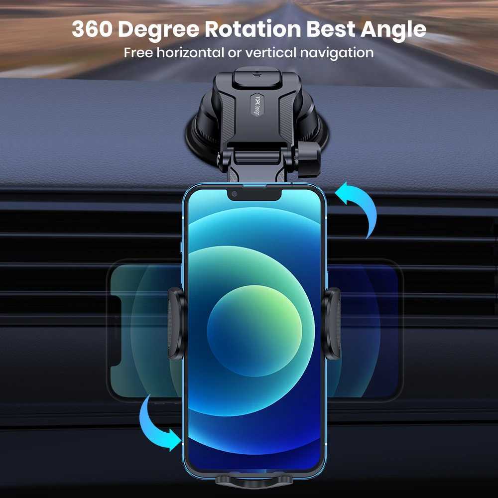 TOPK Universal Car Phone Holder Mount for Dashboard Strong Suction High Stability Adjustable Stand for All Phones C251210