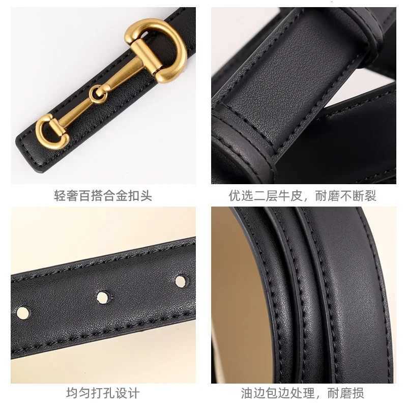 Luxury New Fashion High Quality Genuine Leather Belt Women Matching Jeans Gold Buckle Belt Womens Luxury Soft Black Belt Cinturones Y251210