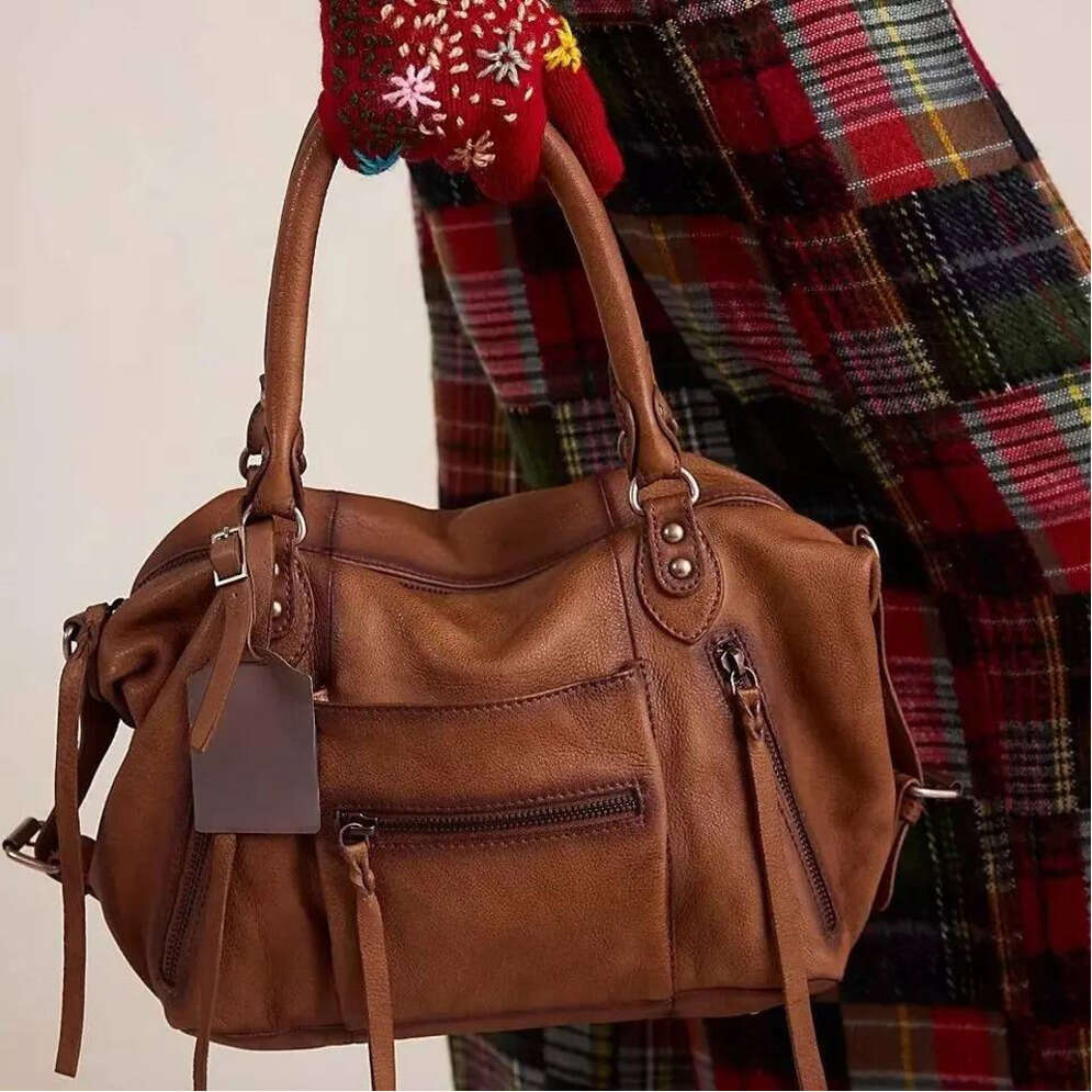 Emerson Tote Bag, Women's Vintage Handbag New Fashion Moto with Straps, Luxury Design Shoulder Bag for Everyday Style Chic fashionbag1188