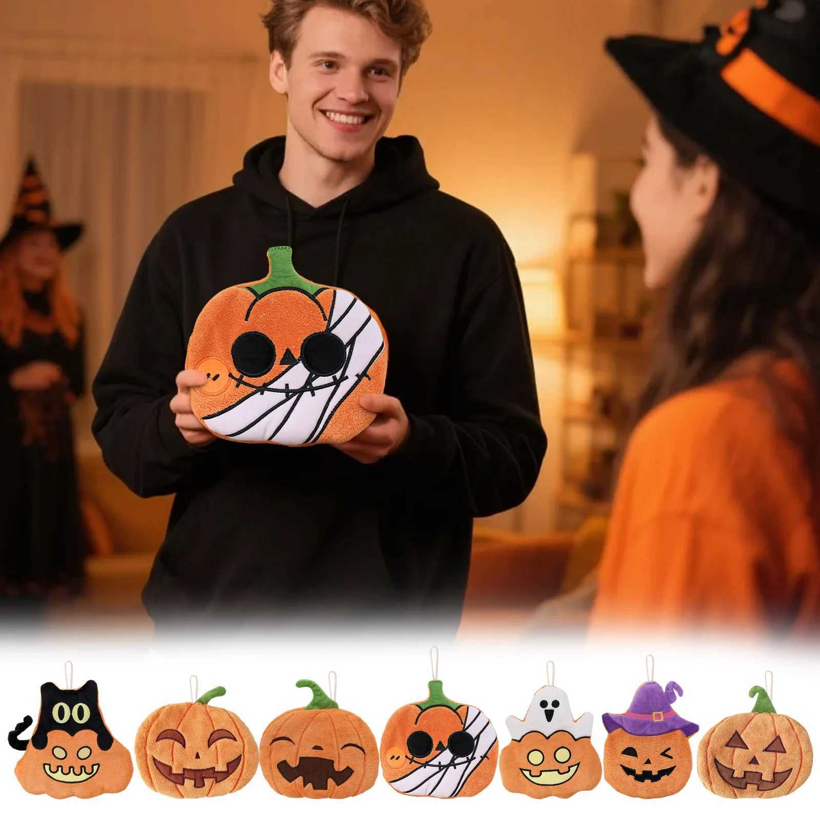 Cute Pumpkin Shaped Handkerchief Suitable For Halloween And Autumn Decoration Strong Water Absorption Quick Drying Towel C251210