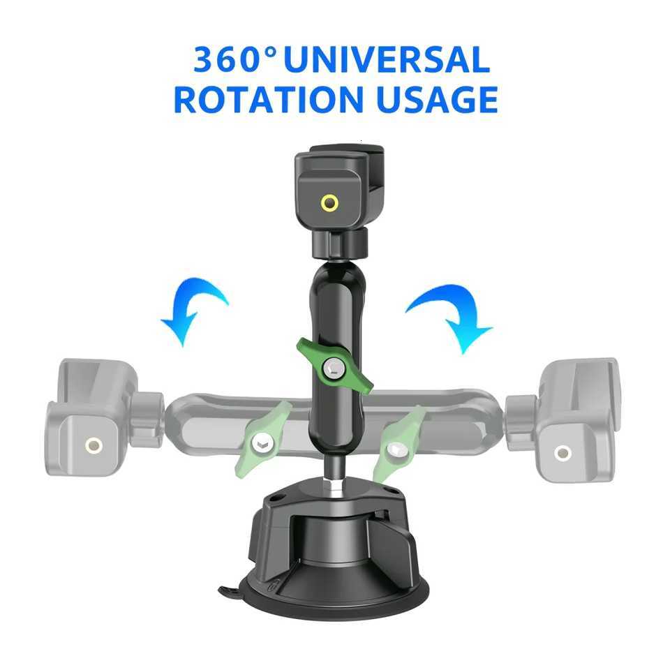 Bonola Vacuum Phone Holder with Clip for Car 360 Adjustable Suction Cup Car Phone Mount Captible Big Size Cellphone Foldable C251210