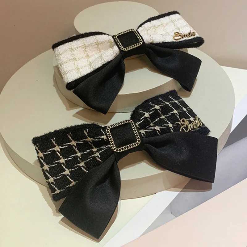 Rhinestone Crystal Pearl Big Hair Clip Hairpin Bow Knot Plaid Dot Barrette For Wen Girl wer Accories Wholes Y251210