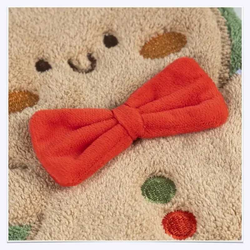 Christmas Hand Towel Kitchen Absorbent Cleaning Cloth Hanging Quick Drying Rag Bathroom Snowman Santa Claus Hand Cloth C251210