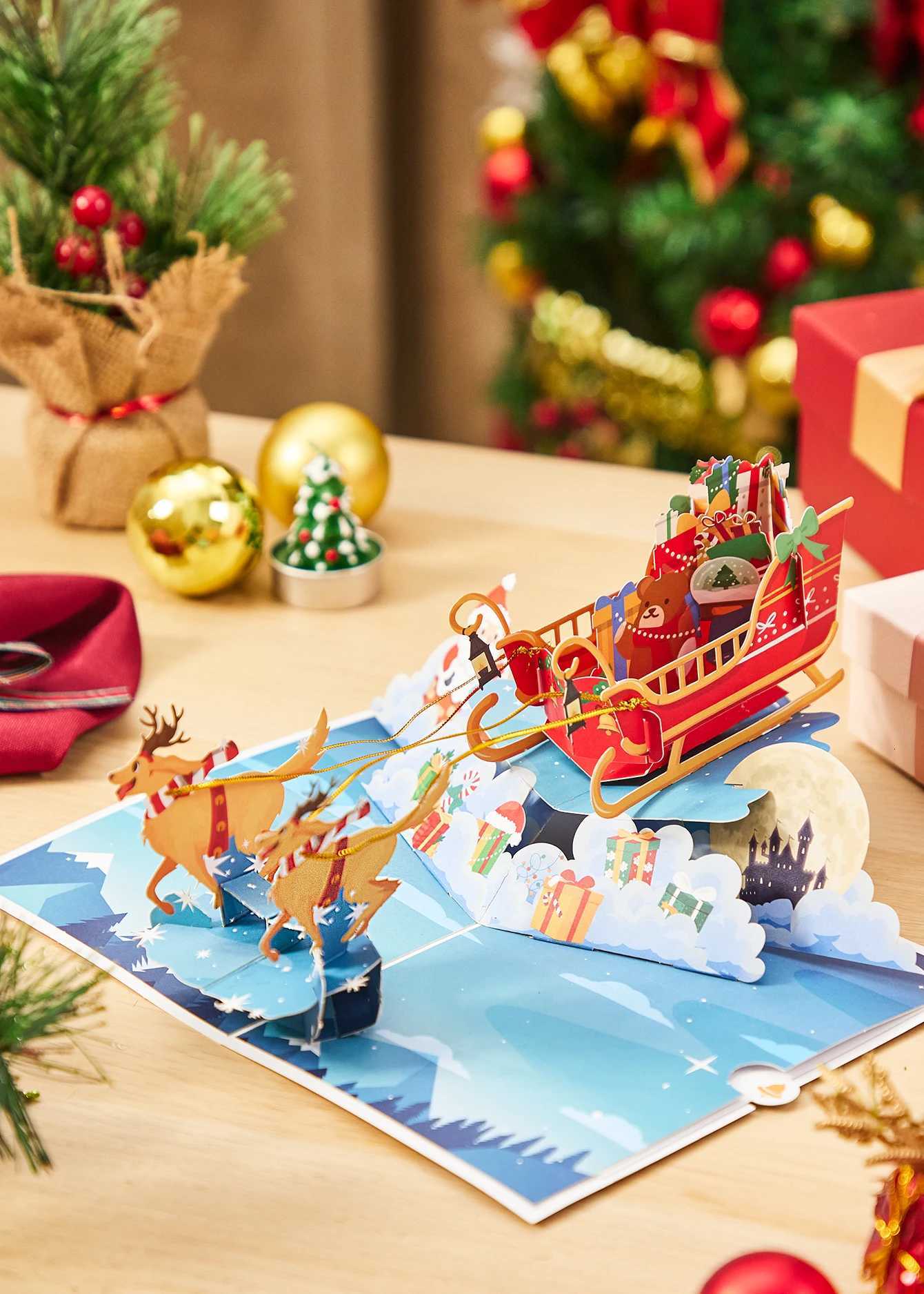 3D Up Kawaii Dog Greeting Card Cute Puppy Paper Art Gift Perfect for Dog Lovers He Decor Birthday/Festival Present H251210