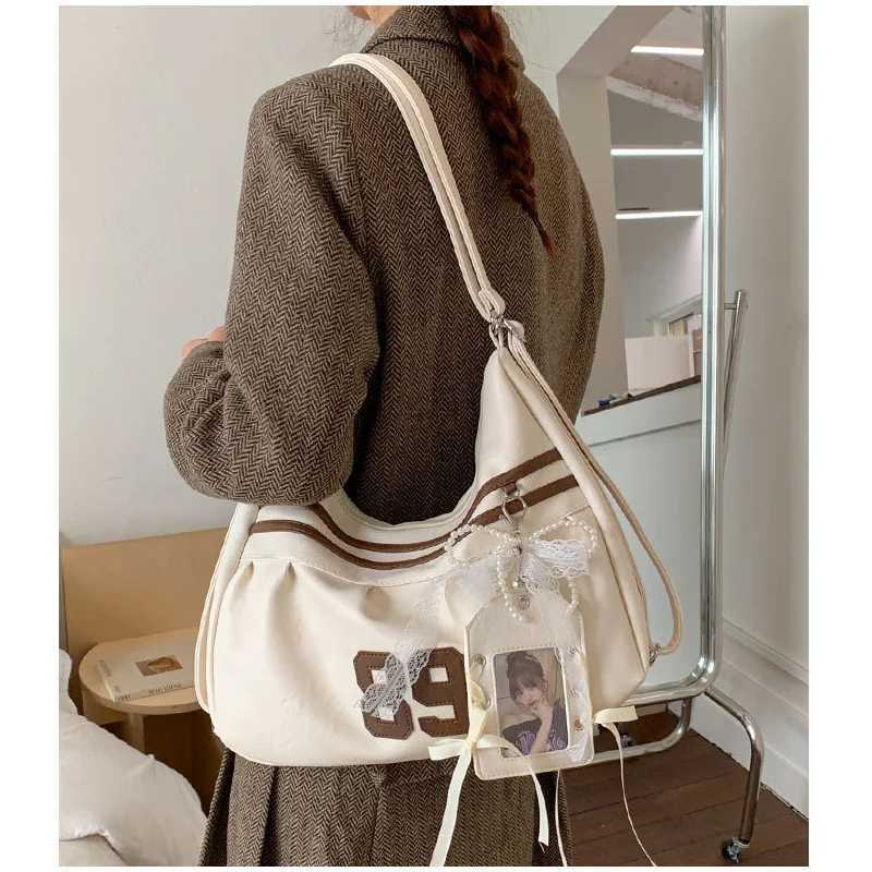 Fiable Shoder Bags New Versatile Shoder Backpack Dual-use Bags Popar European Large-capacity Tote Bags Y251209