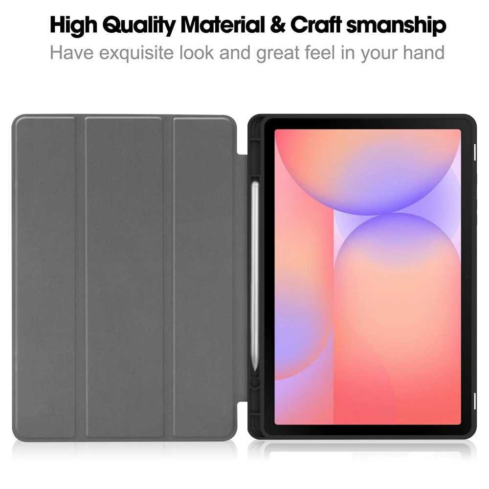 Case For Galaxy Tab S10 Lite 2025 109inch X400 X406B PU Leather Tri-Folding Magnetic Stand Tablet Cover with Auto Sleep H251210