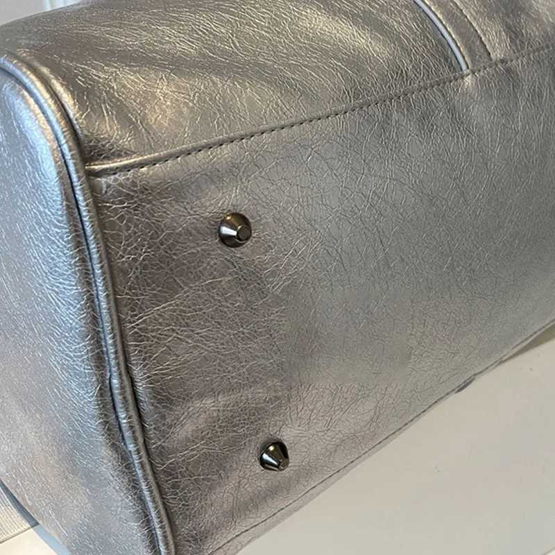 Wen PU Fitness Bag Gym Handbag Men Leisure Sports Tote Shoder Crossbody Large Capacity Swimming Yoga Travel Workout Duffel Y251209