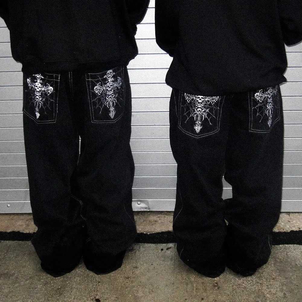 2025 new stock loose jeans vintage American hip hop punk retro style L251210