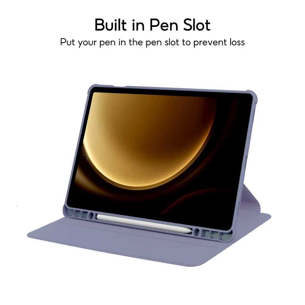 TBTIC Acrylic 720 Rotation Protective Case For Tab A9 S9 S8 S7 Plus 11 FE 109 124 87 A8 105 S6 Lite 104 Flip Cover H251210