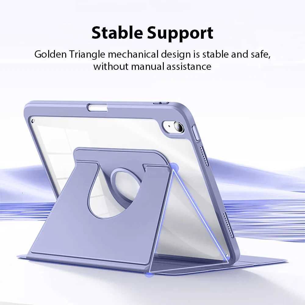 Magnetic Case For Ipad Pro 13 11 129 12 9 2024 9 9th 8th 7th Generation Funda For Ipad Mini 6 Air 5 4 3 109 360 Rotation Cover H251210