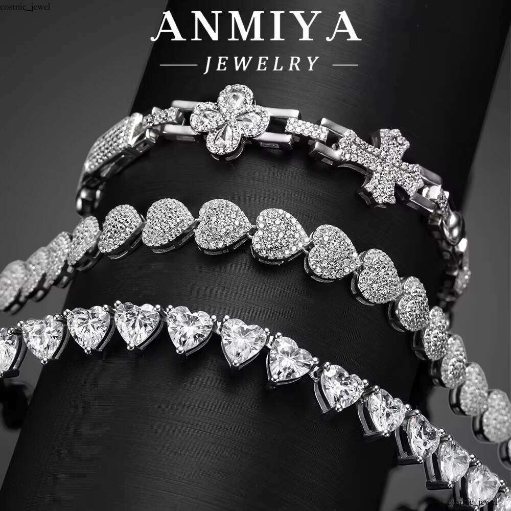 VVS Moissanite Hiphop 925 Sterling Silver Custom Miami Italian Cuban Curb Chain Necklace Bracelet Men's Jewelry