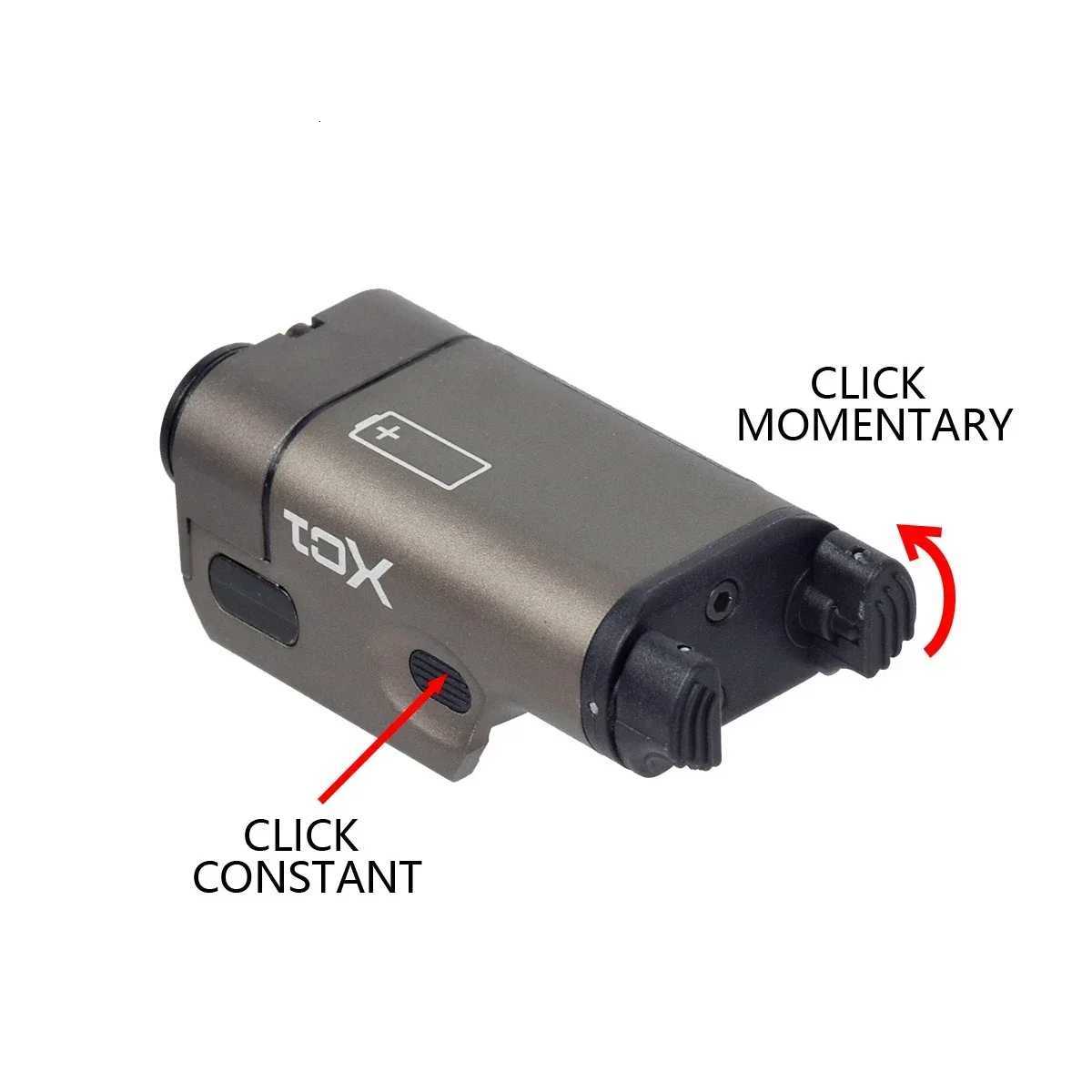 Tactical SureFire XC1 LED Flashlight Constant Momentary Scout Light Glock 17 18C 19 Airsoft Weapon Gun Light Lanterna Z251210