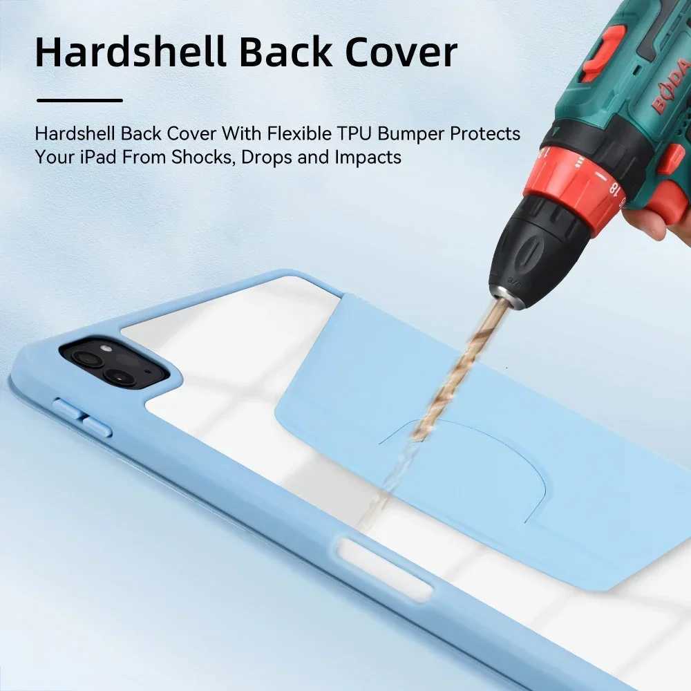 2025 New For iPad Pro M5 11 13 inch Tablet Case 360 Rotation For iPad A16 11 10 th Air 7 6 5 4 M3 Mini7 A17 Pro 11 13 M4 Funda H251210