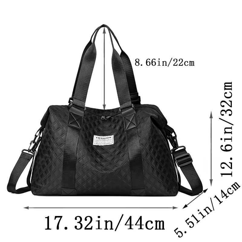 Neutral mens and wens bags travel handbags are suitable for traveling and can hold a large amount of clothes Y251209