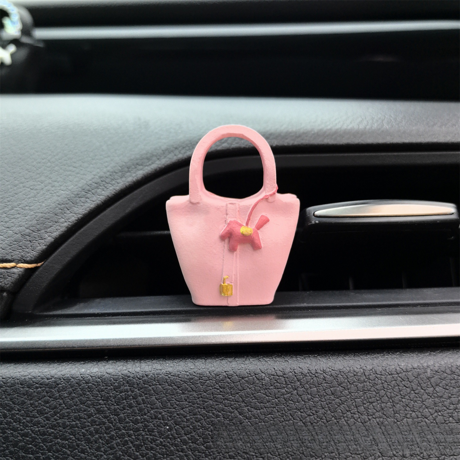 Air Vent Cute Plaster Ornament Colorful Pony Fragrance Car Accessories