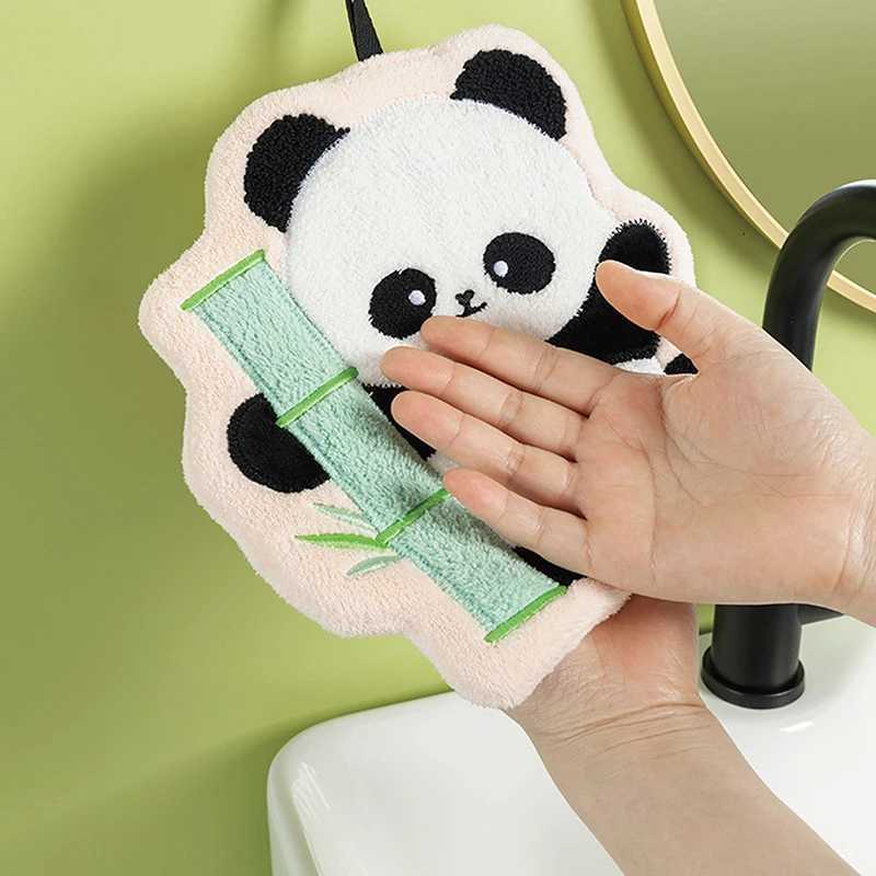 Cute Panda Hand Towel Absorbent And Quick-Dry Towel Thickened Towels For Kitchen And Bathroom Multi-Purpose Towel For Home C251210