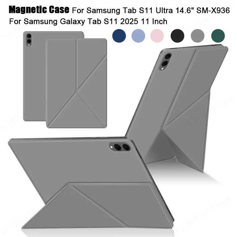 For Galaxy Tab S11 tra 146 inch SM-X936 Magnetic Case for Tab S11 11 2025 S11 tra 146 Smart Tablet Funda Cover H251210