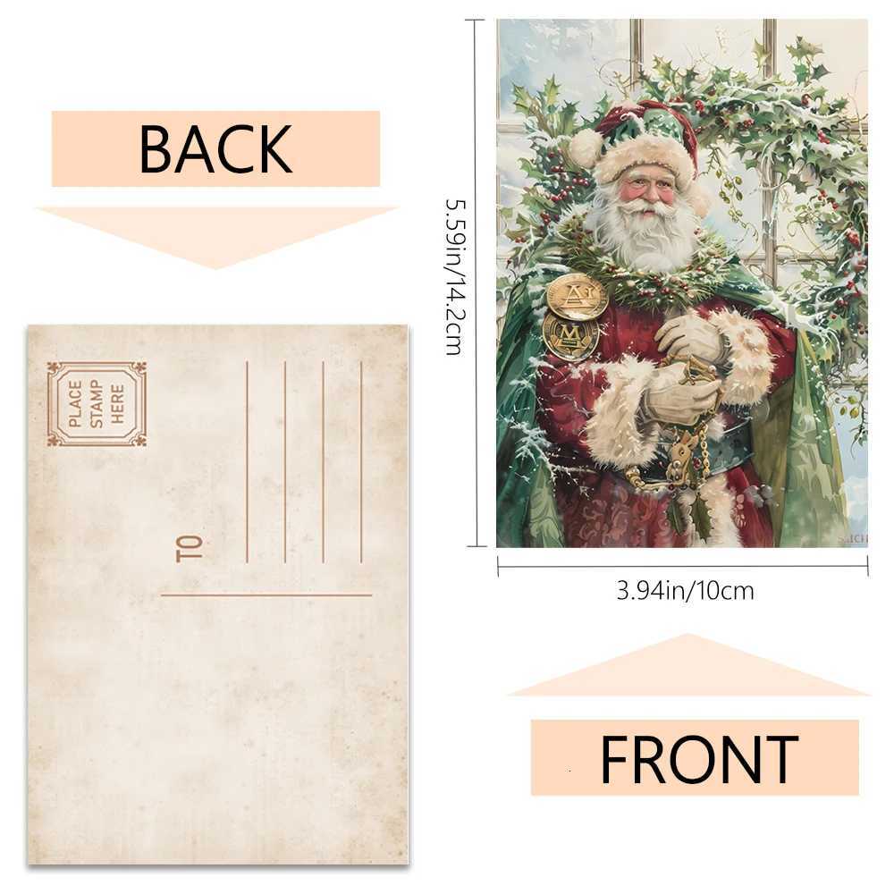 32pcs Vintage Christmas Postcards Halloween/Back-to-School Season/Birthday/Budget-Friendly Gifts Collectibles Mail-Ready H251210
