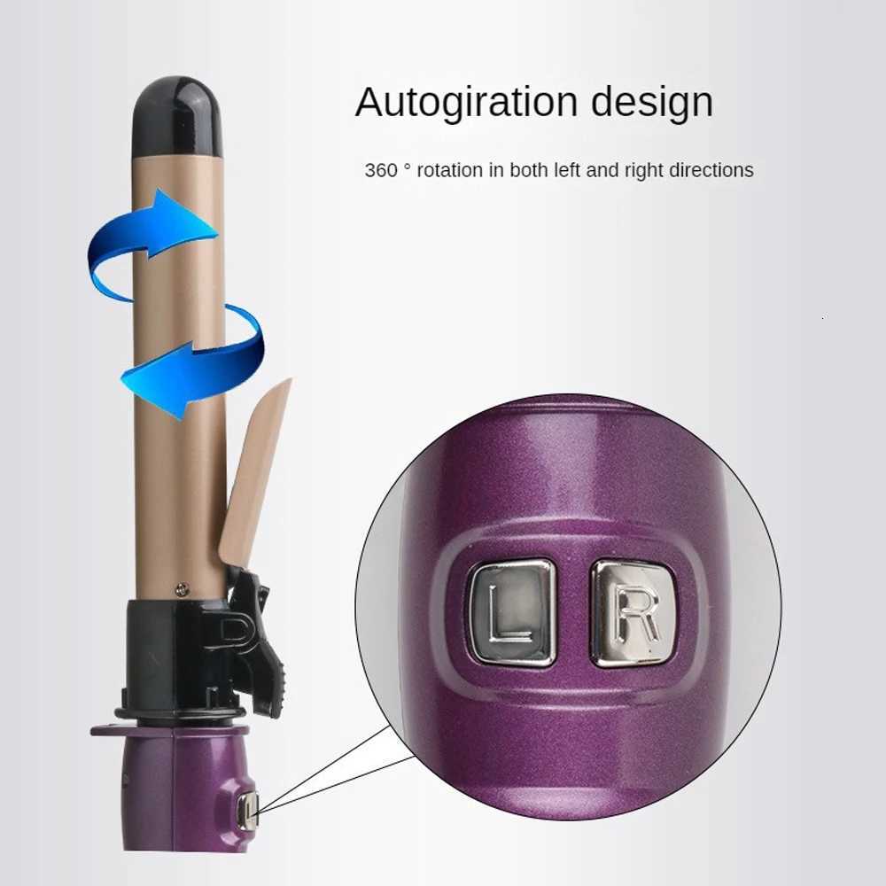 Spot Fully Automatic Electric Rotating Curling Iron Machine Big Wave O-Wound Hair Beauty ToolT251210
