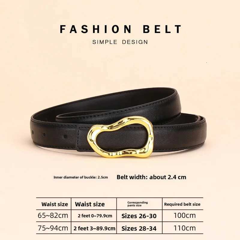 Luxury Winter New Style Womens Leather Belt Genuine Leather Belt Fashion Accessory Multi-Purpose Waist Belt Premium Texture Jean Y251210