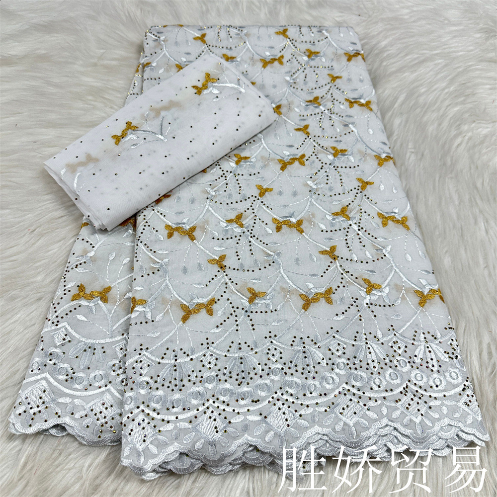 Fabric and Sewing Lafaya 2023 High Quality African Lace Swiss Cotton Nigerian Fabrics Voile In Switzerland 230727