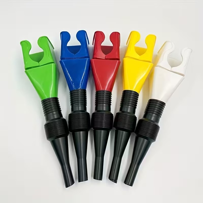 Two-piece portable oil bottle funnel set, car fuel funnel, multifunctional telescopic small-caliber funnel kitchen accessory