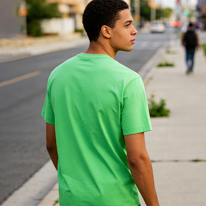 Unisex Oversized Crew Neck T-Shirt Short Sleeve Loose Fit Casual Basic Tee for Daily & Street Style CF00188