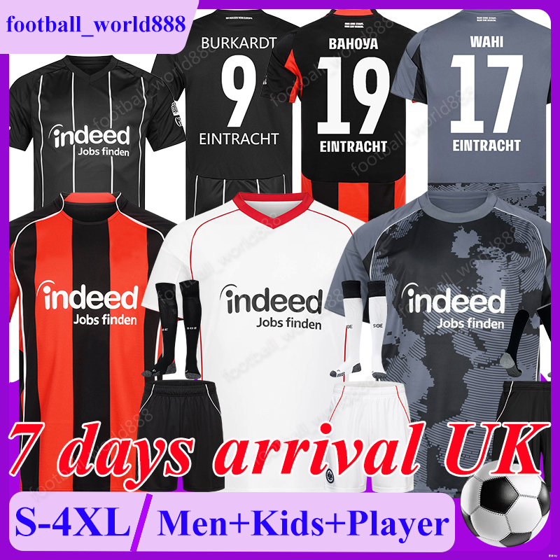 4XL Trikot Eintracht WAHI Frankfurts 25 26 Soccer Jerseys BURKARDT UZUN 2025 Football Shirts DOAN KNAUFF BAHOYA football kits KOCH KRISTENSEN Men Kids Kit Socks Sets