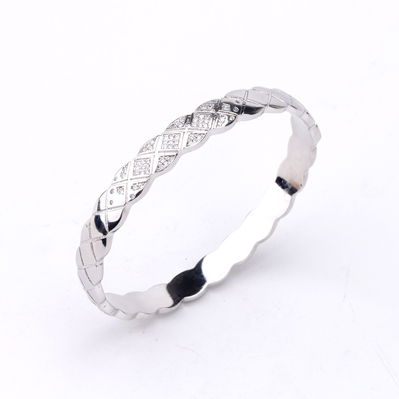 Creative Small Fragrance Diamond Bracelet Micro Inlaid Zircon Versatile Women's Bracelet Simple Internet Celebrity Same Style Jewelry