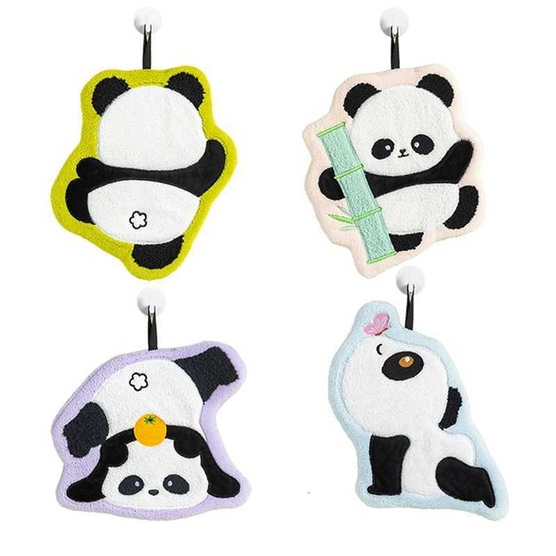 Cute Panda Hand Towel Absorbent And Quick-Dry Towel Thickened Towels For Kitchen And Bathroom Multi-Purpose Towel For Home C251210