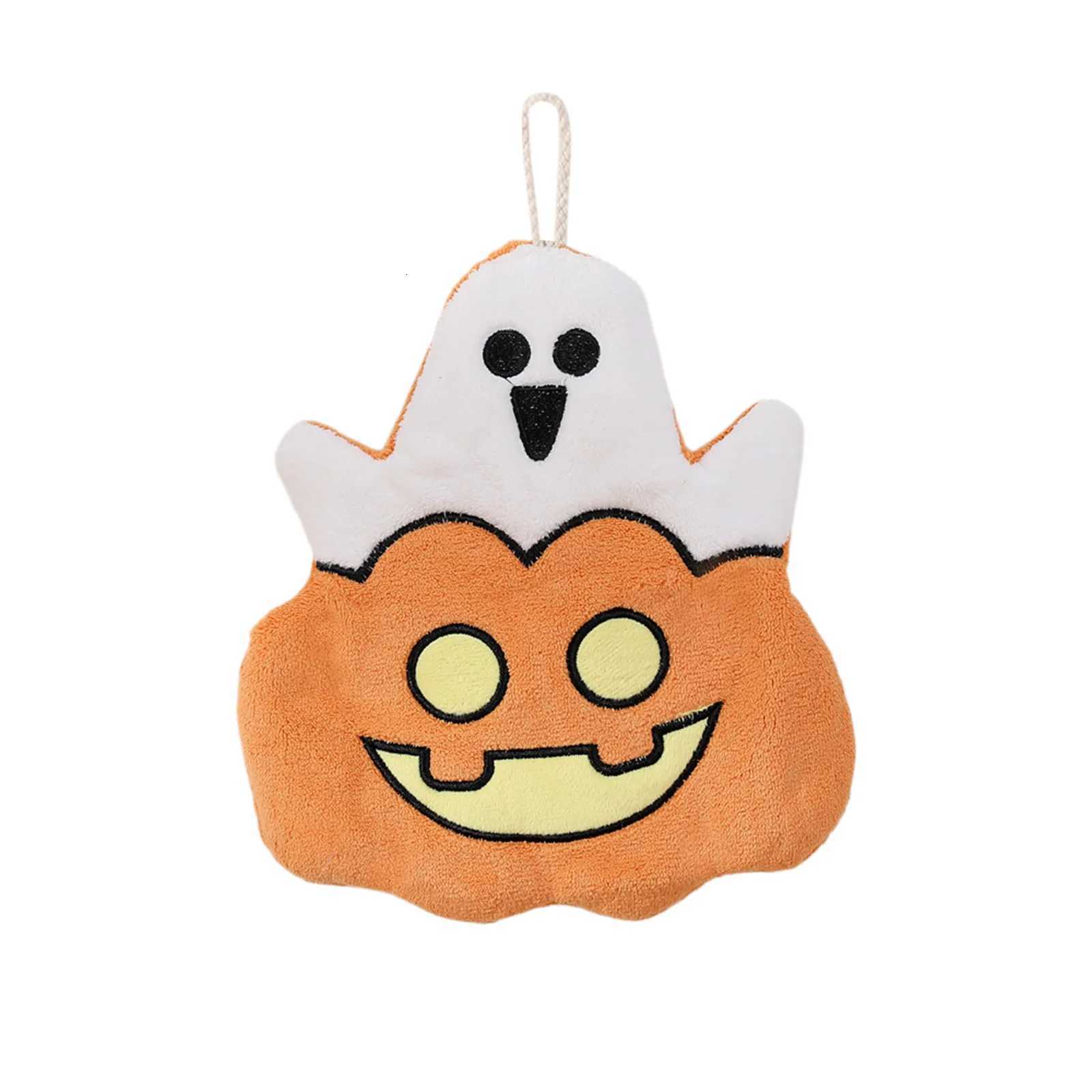 Cute Pumpkin Shaped Handkerchief Suitable For Halloween And Autumn Decoration Strong Water Absorption Quick Drying Towel C251210