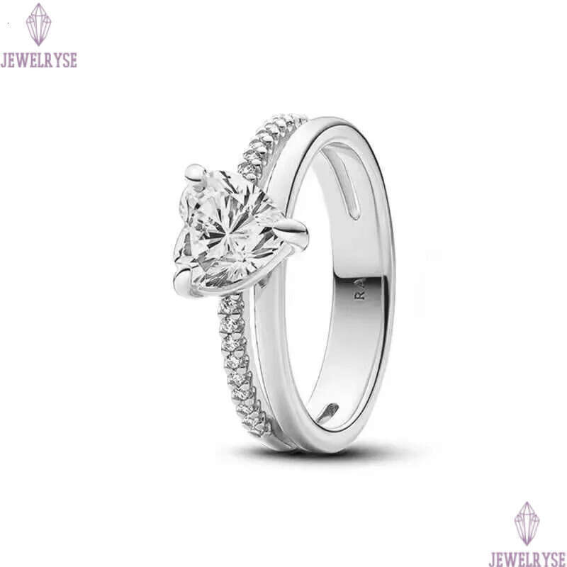 S925 silver plated classic love heart designer ring for women retro vintage 18k gold shine crystal red stone butterfly lover couple rings jewelry gift