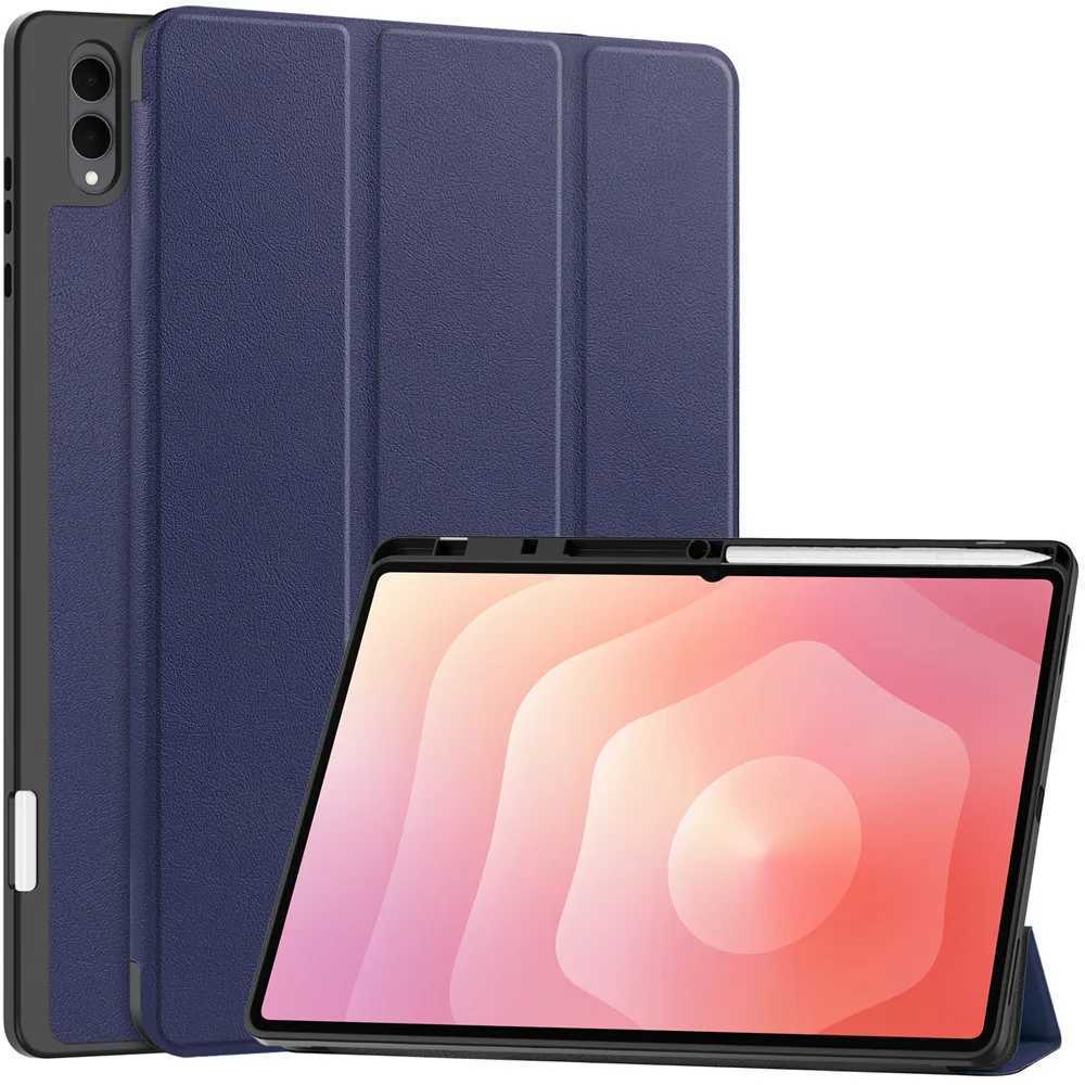 For Galaxy Tab S11 tra 146 inch 2025 Case Magnetic Trifold Stand Funda With Pencil Holder SM-X930/SM-X936 146 Cover H251210
