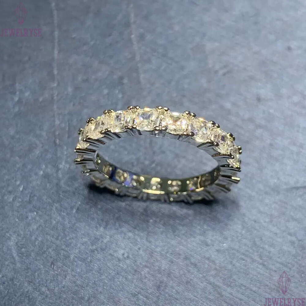 Luxury blue stone square designer rings for women shine crystal bling diamond silver retro vintage geometry love ring jewelry gift