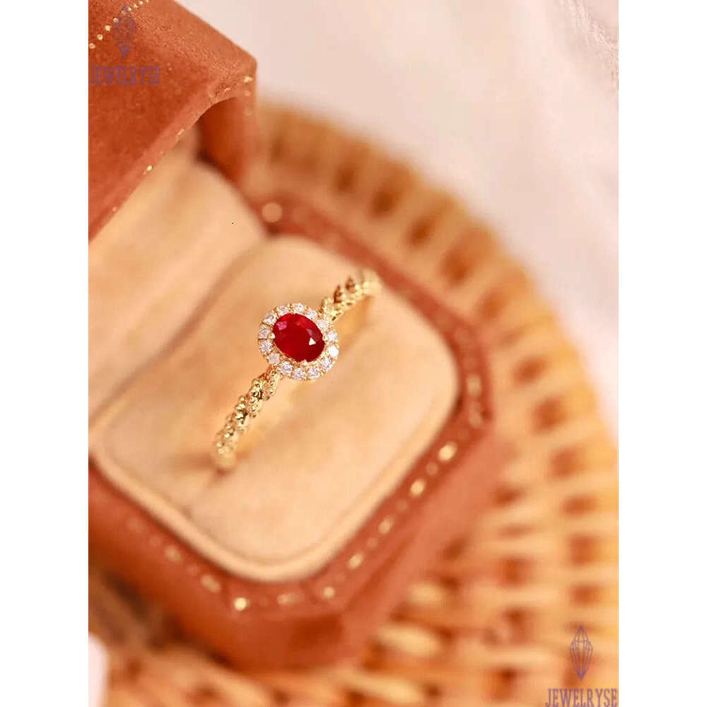 S925 sterling silver retro vintage oval designer ring for women girls 18k gold shine cz zircon red crystal stone charms elegant wedding engagement rin