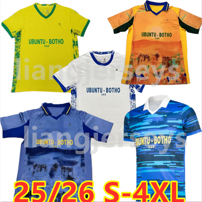 3XL 4XL 25 26 South Jerseys Africa Mamelodi Sundowns Soccer Jerseys Home Away RAYNERS MATTHEWS SHALULILE SALES LETHLAKU uniform men's and women's football shirt S-4XL