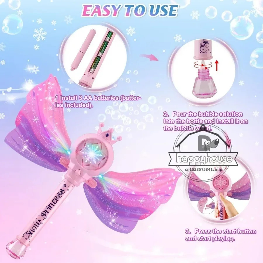 Bubble Wand for Toddlers Bubble Machine Girls Boys Electric Unicorn Bubble Wand Bubble Maker Bubble Blower Toys for Kid 251204
