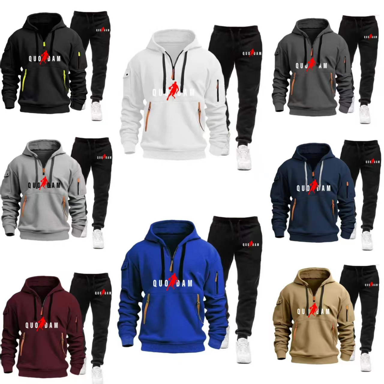 Men's Designer Tracksuits Luxury Hooded Sweatshirts Loose And Casual Sweatshirt Pants Sets For Autumn Winter 2025