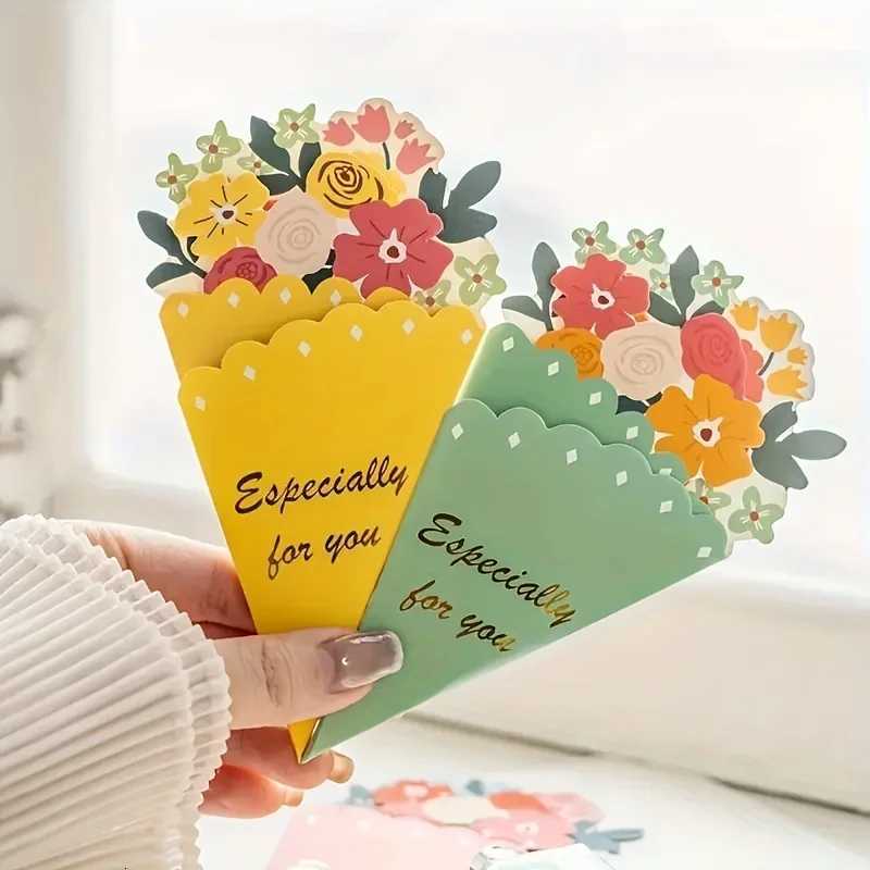 Floral Greeting Cards Perfect for Birthdays Christmas Thanks Giving Day Motherss Day Great Card Gift to Family Friends Lovers H251210